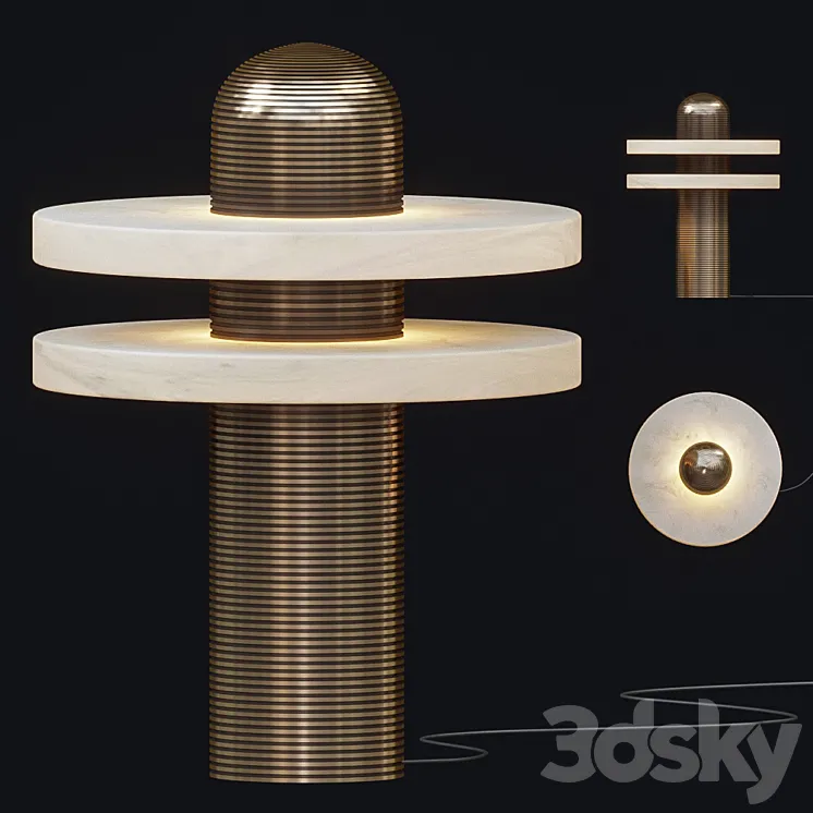 Apparatus Median table lamp 3D Model Free Download Apparatus Median table lamp 3D Model Free Download