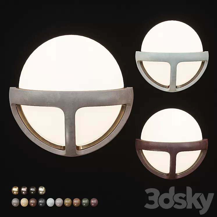 Apparatus Reprise Sconce 3D Model Apparatus Reprise Sconce 3D Model