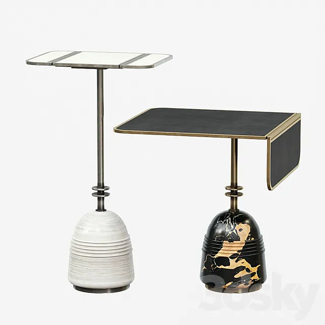 Apparatus Standby Tables 3D Model Apparatus Standby Tables 3D Model