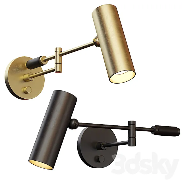 Apparatus Studio Swing Arm Sconce 3D Model Apparatus Studio Swing Arm Sconce 3D Model