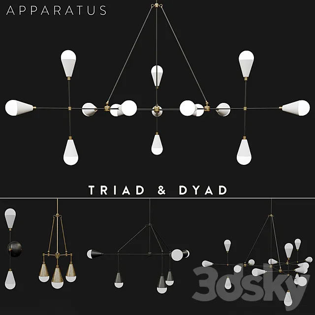 Apparatus Triad & Dyad set 3D Model