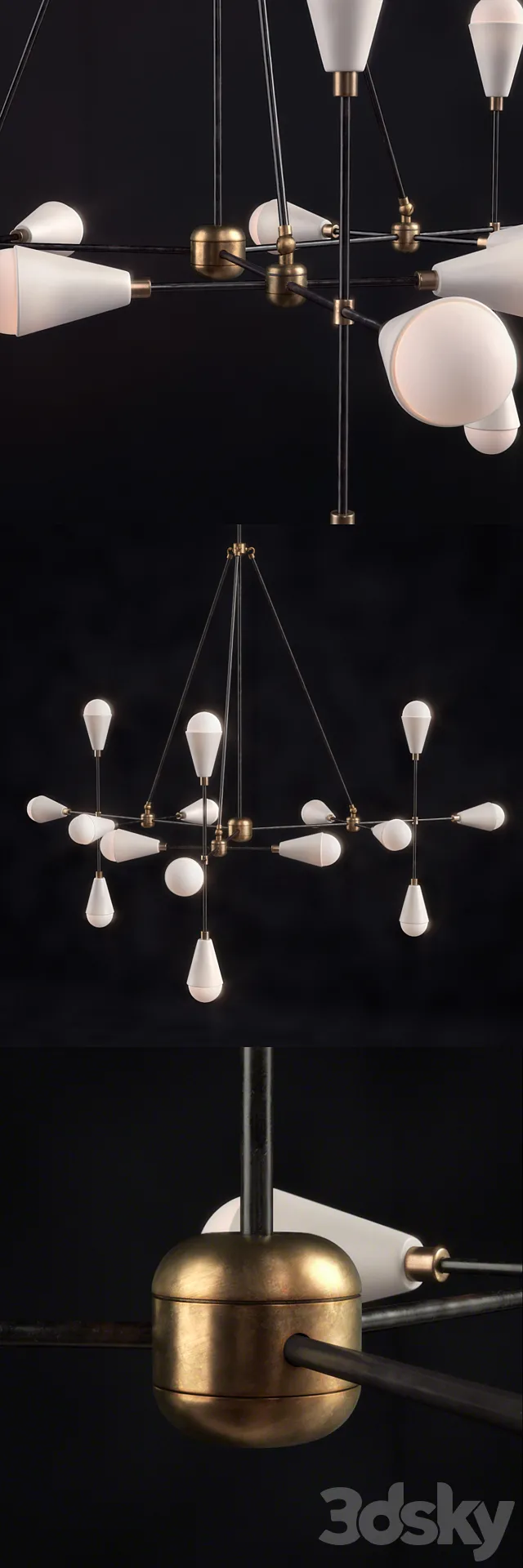 Apparatus Triad Lamp 3D Model Apparatus Triad Lamp 3D Model