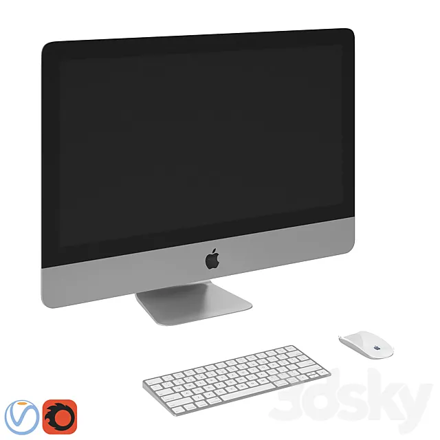 Apple iMac 3D Model
