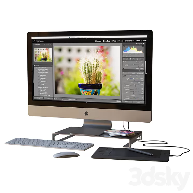 Apple iMac PRO 3D Model