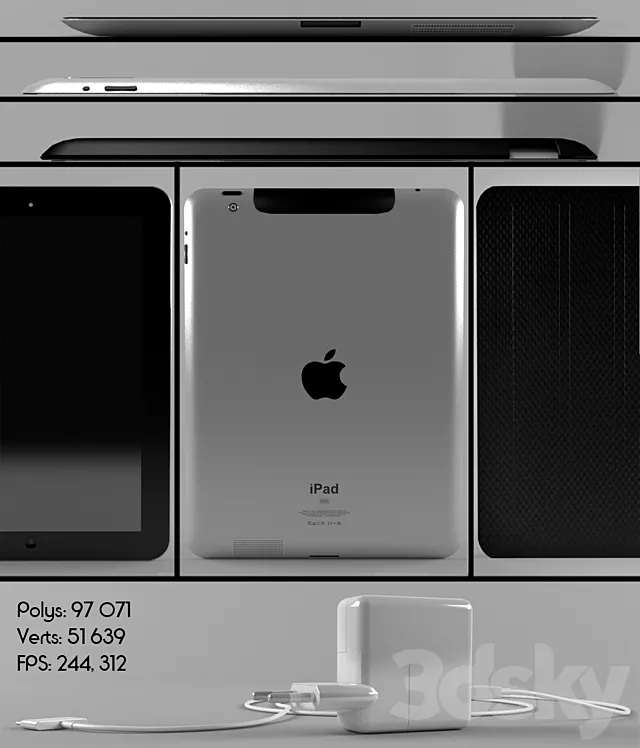 Apple IPAD New 3DModel