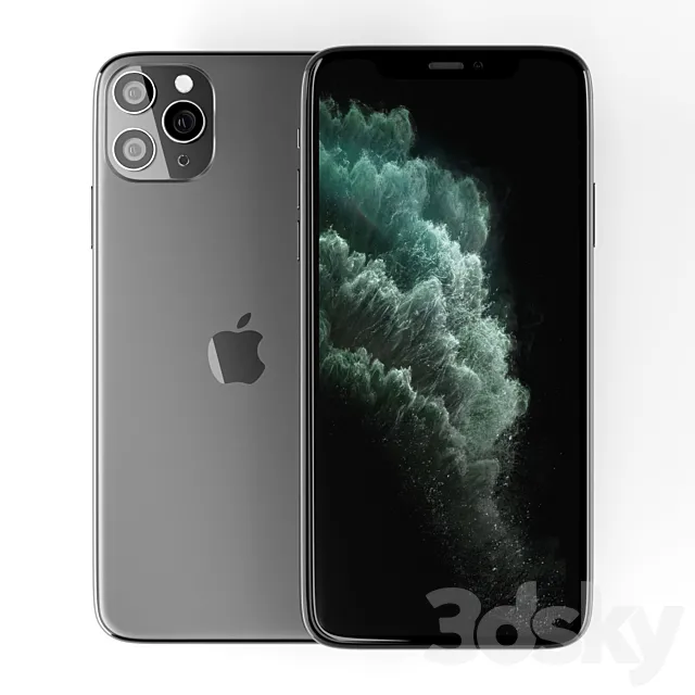 apple iphone 11 pro 3D Model