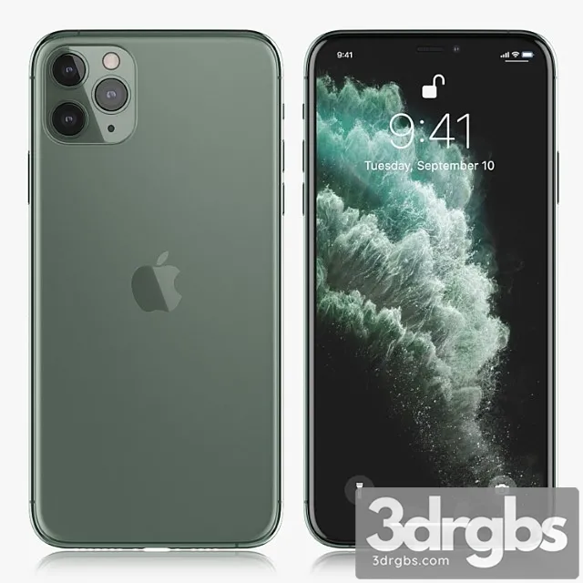 Apple iphone 11 pro max midnight green