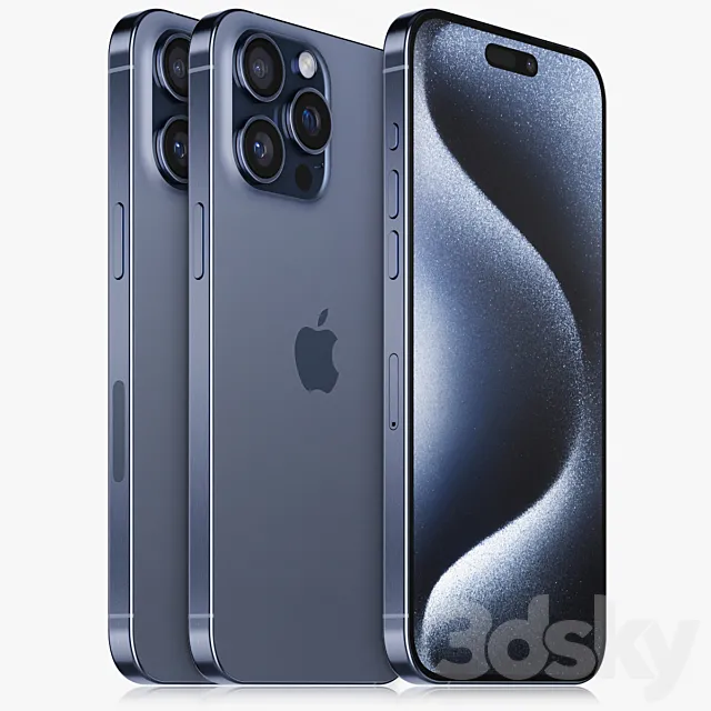 Apple iPhone 15 Pro MAX 3D Model