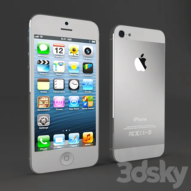 Apple Iphone 5 3D Model