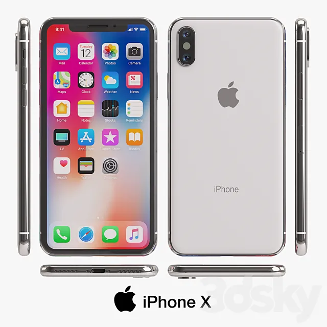 Apple Iphone X 3DModel