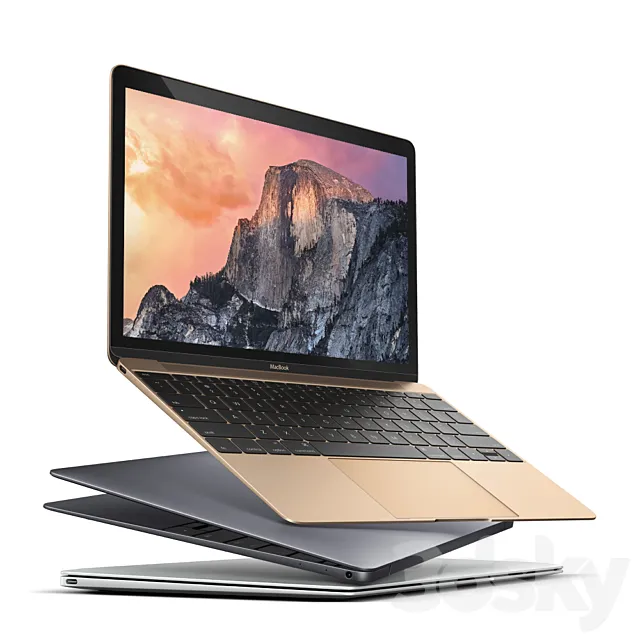 Apple MacBook 3DModel