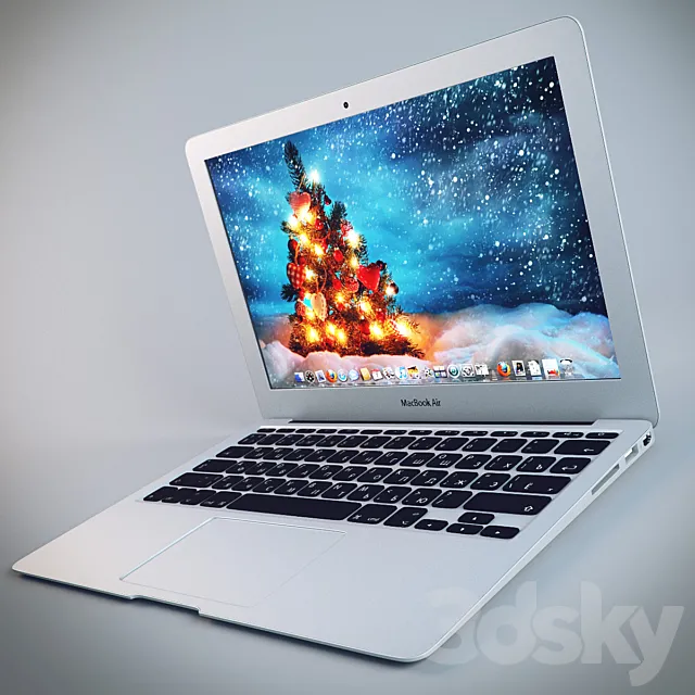 Apple MacBookAir 3D Model