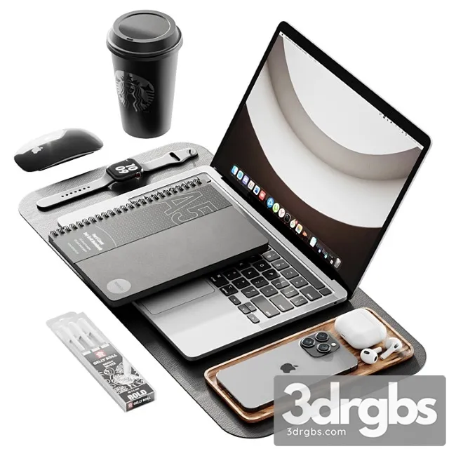 Apple Set 5 1 3D Model Download