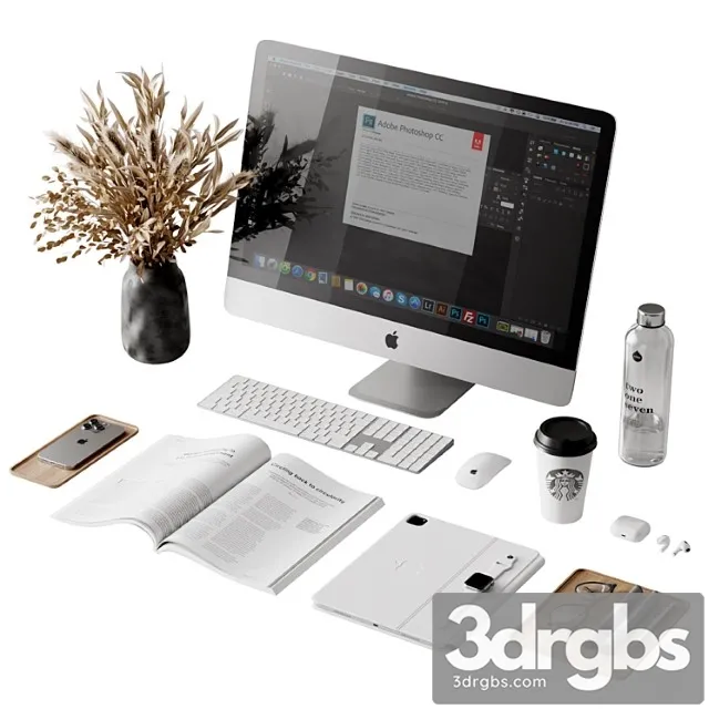 Apple Set 7 1 3D Model Download