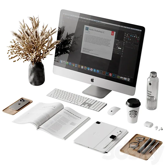 Apple Set 7 3D Model