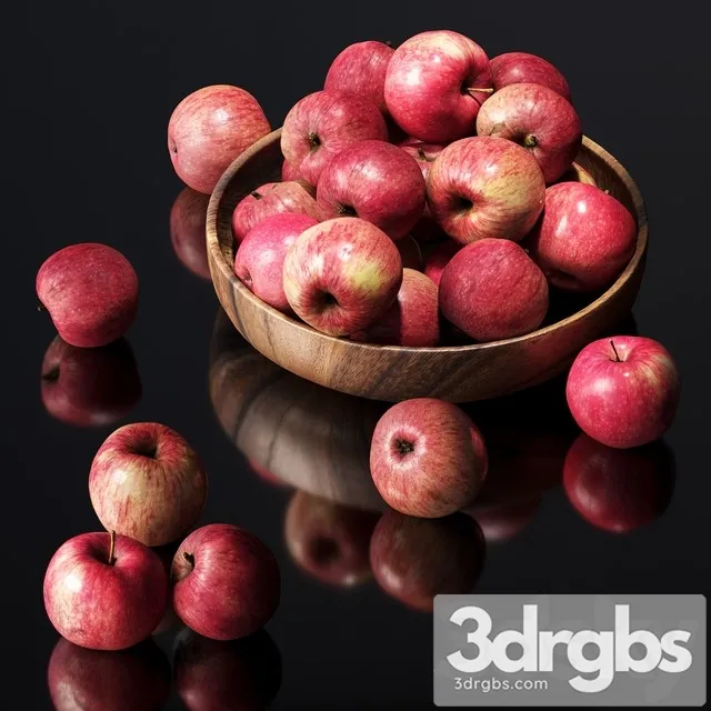 Apples 01 3D Model Download