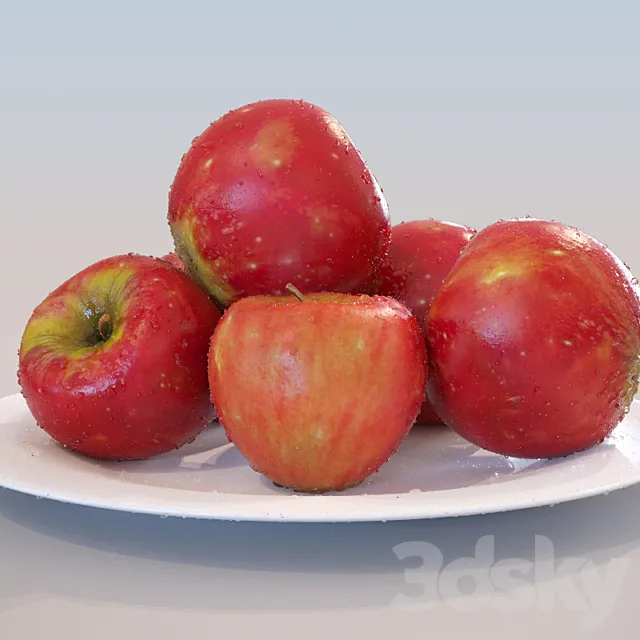 Apples 3D Model Apples 3D Model