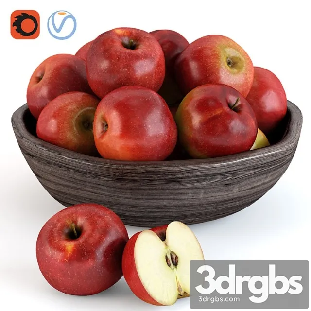 Apples (set-1) 3D Model Download