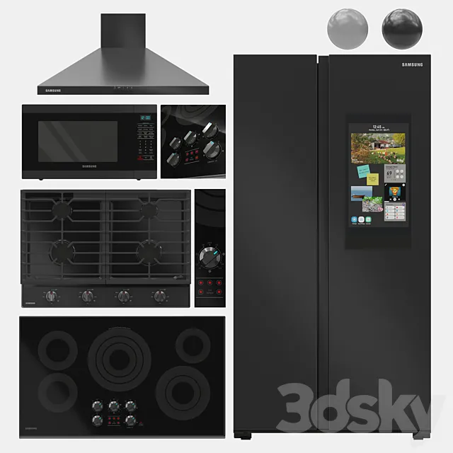Appliance Collection SAMSUNG V02 3D Model Appliance Collection SAMSUNG V02 3D Model