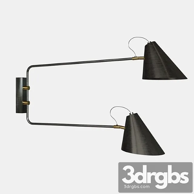 Applique avec prise club double 3D Model Download