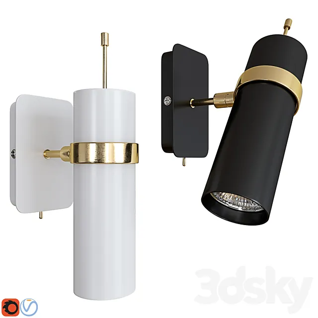 Applique isaure 3D Model