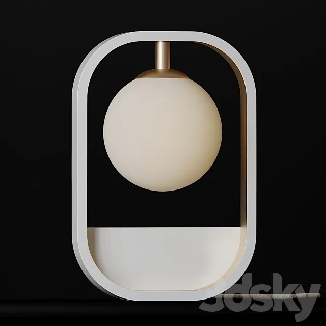 Applique Murale Avola – Gold and Silver 3DModel