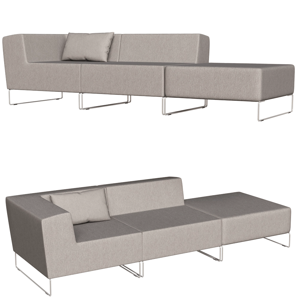 April furniture – Sofa Set Jam 3D Model