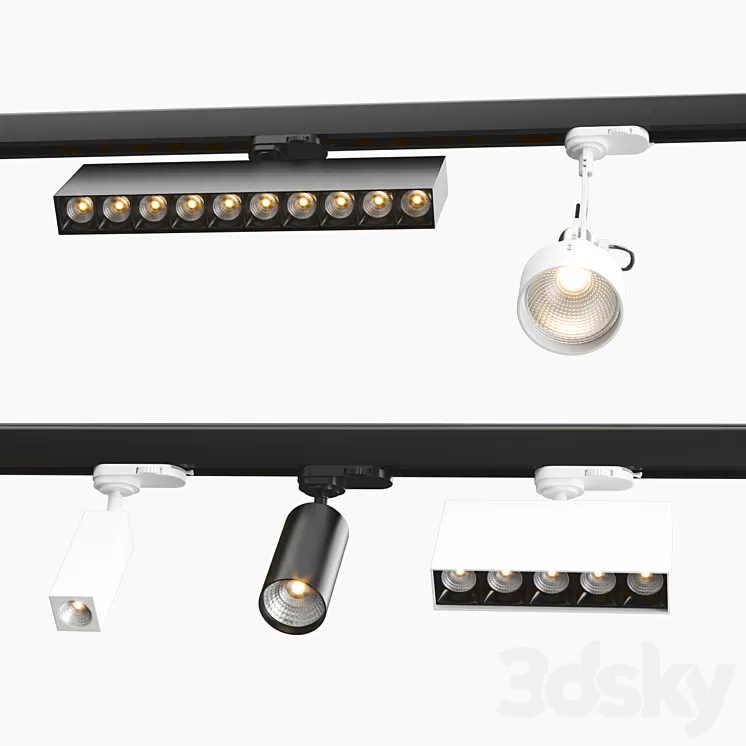 AQFORM TRACK LIGHT COLLECTION 3D Model