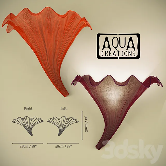 Aqua Creations-Fan Wall Fixture 3D Model
