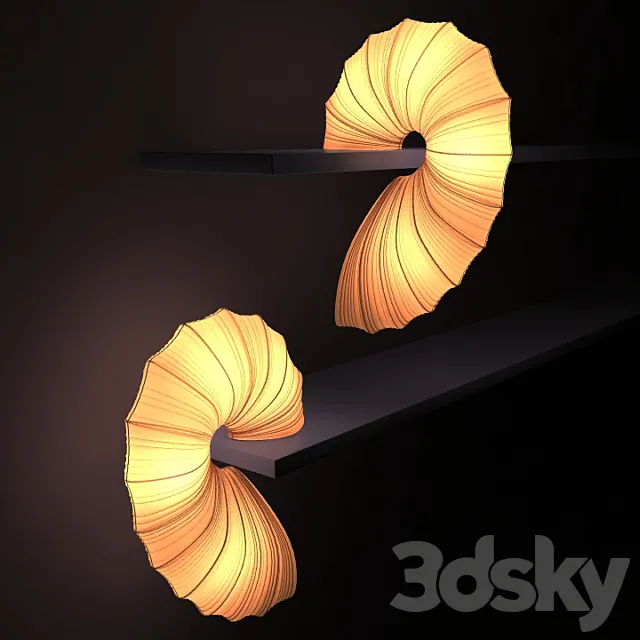 Aqua Creations SameSame Shelf Lamp 3D Model Aqua Creations SameSame Shelf Lamp 3D Model