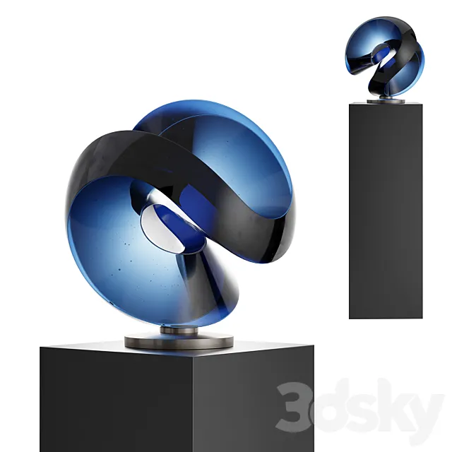 Aqua one sculpture 3DModel - 3DSKY Decor Helper