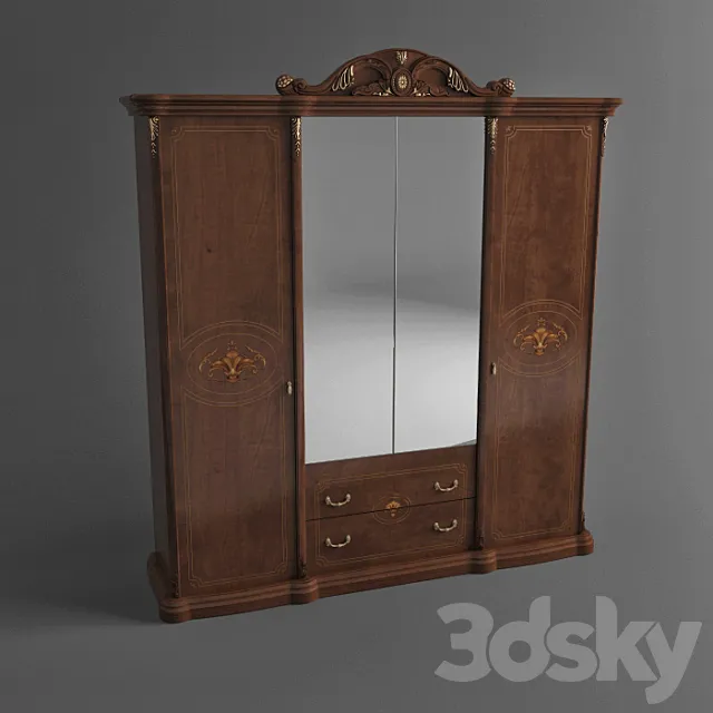Aqua Rhodes Wardrobe Assolo 3DModel