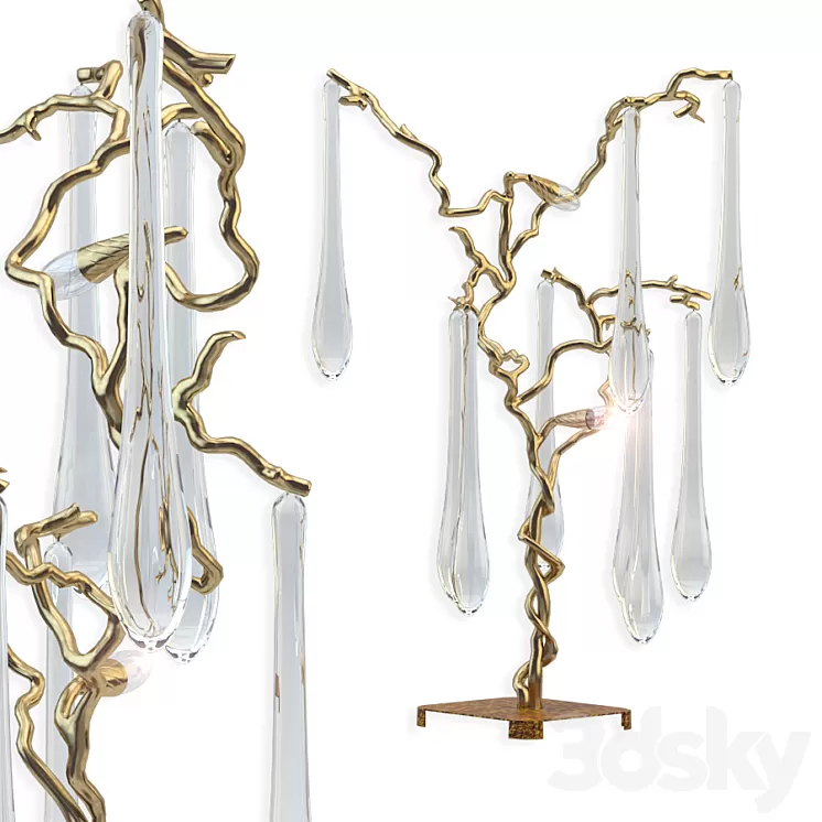 Aqua table lamp 3D Model Aqua table lamp 3D Model