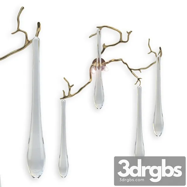 Aqua wall sconce 3D Model Download