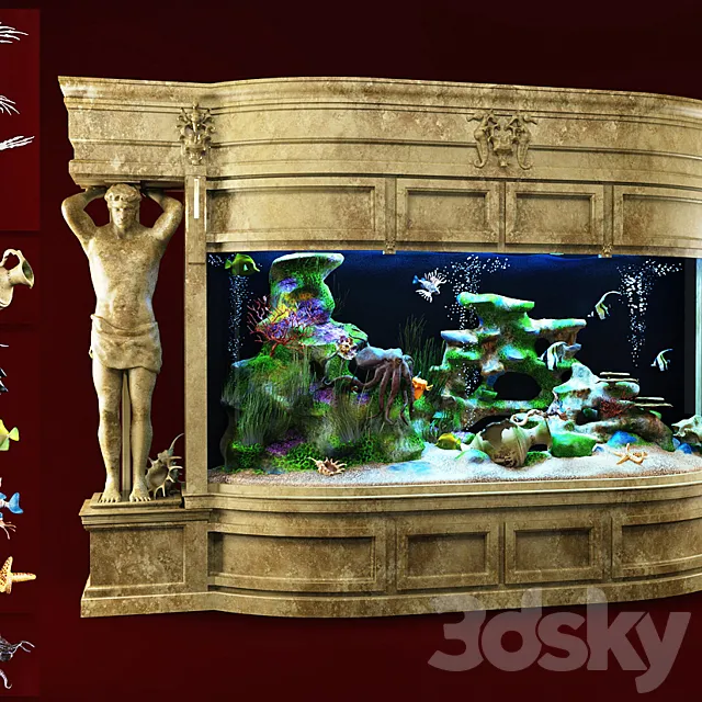 Aquarium 3DModel Aquarium 3DModel