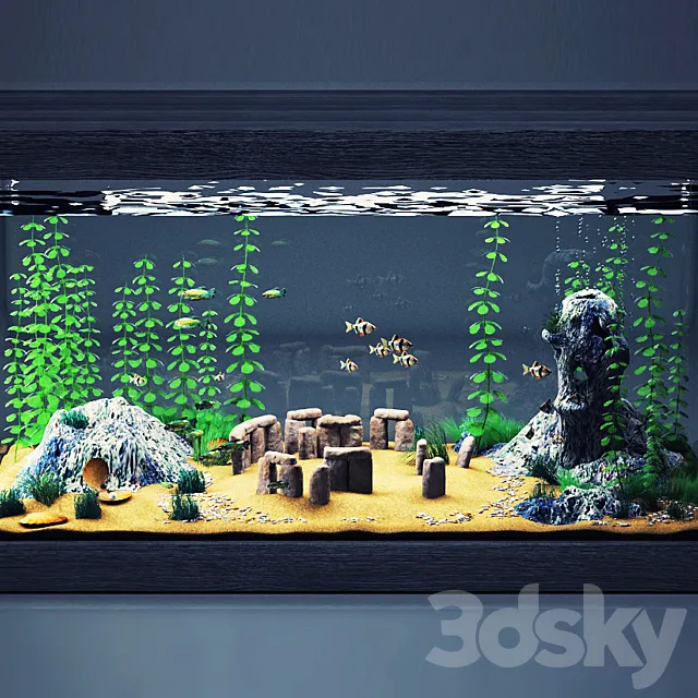 Aquarium 3DModel Aquarium 3DModel