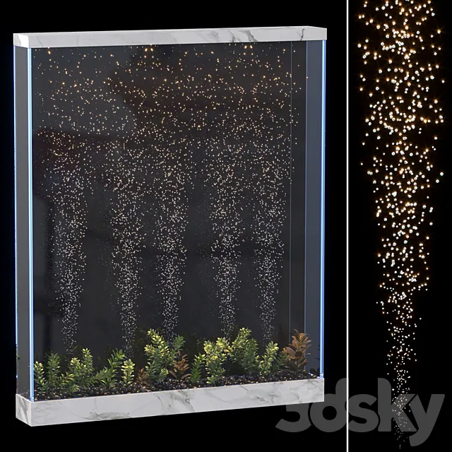 aquarium bubble wall 3D Model aquarium bubble wall 3D Model