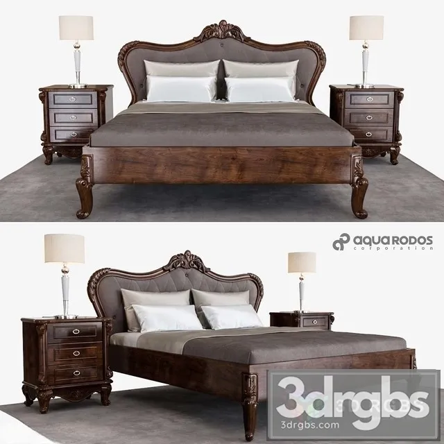 Aquarodos Bed 3D Model Download Aquarodos Bed 3D Model Download