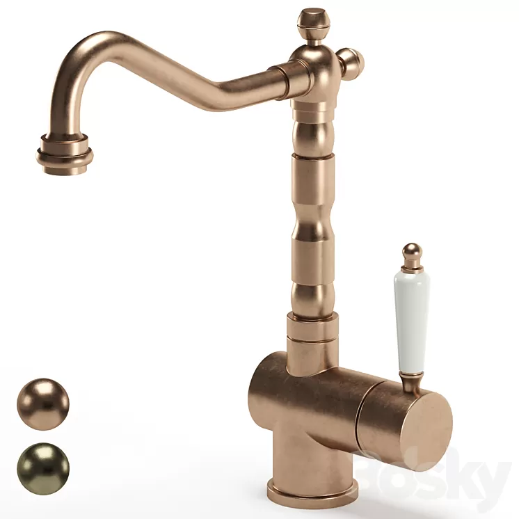 AQUASANITA kitchen faucet HERA 2473 3D Model Free Download