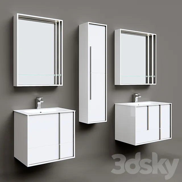 Aquaton Riviera 60 and Riviera 80 3D Model Aquaton Riviera 60 and Riviera 80 3D Model