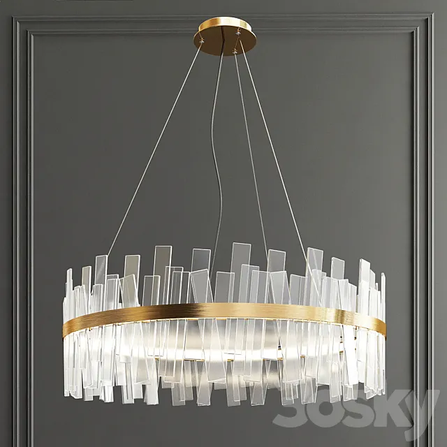 Aquitaine chandelier 3D Model
