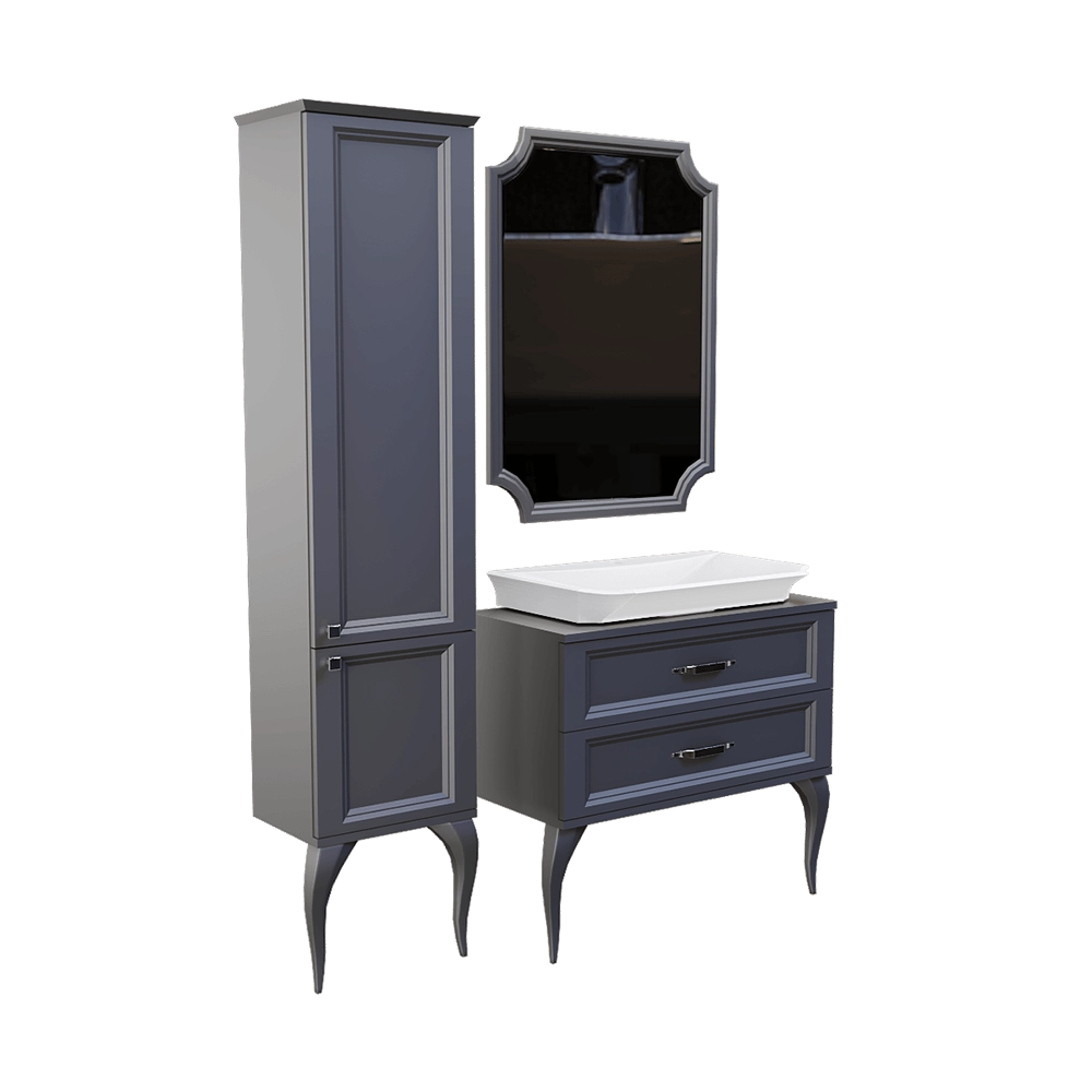 AQWELLA – Bathroom set La Donna 3D Model AQWELLA – Bathroom set La Donna 3D Model