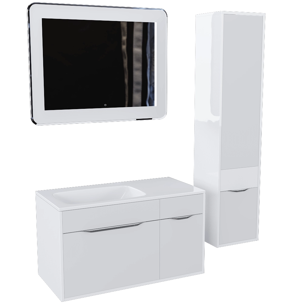 AQWELLA – Bathroom set Malga 3D Model AQWELLA – Bathroom set Malga 3D Model