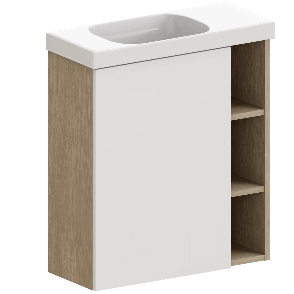 AQWELLA – Cabinet with sink Alba 3D Model AQWELLA – Cabinet with sink Alba 3D Model