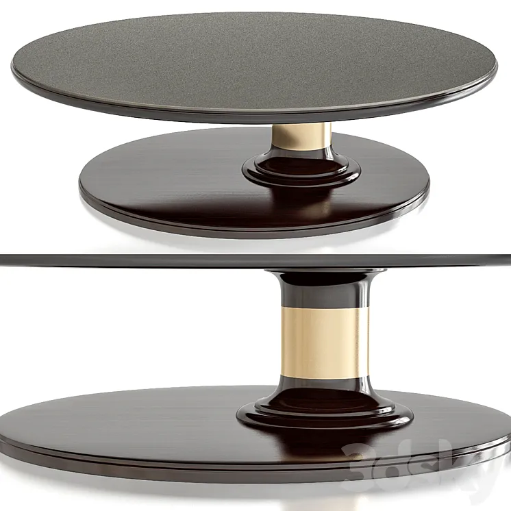 AR Arredamenti TALL OVAL COFFEE TABLE 3D Model Free Download
