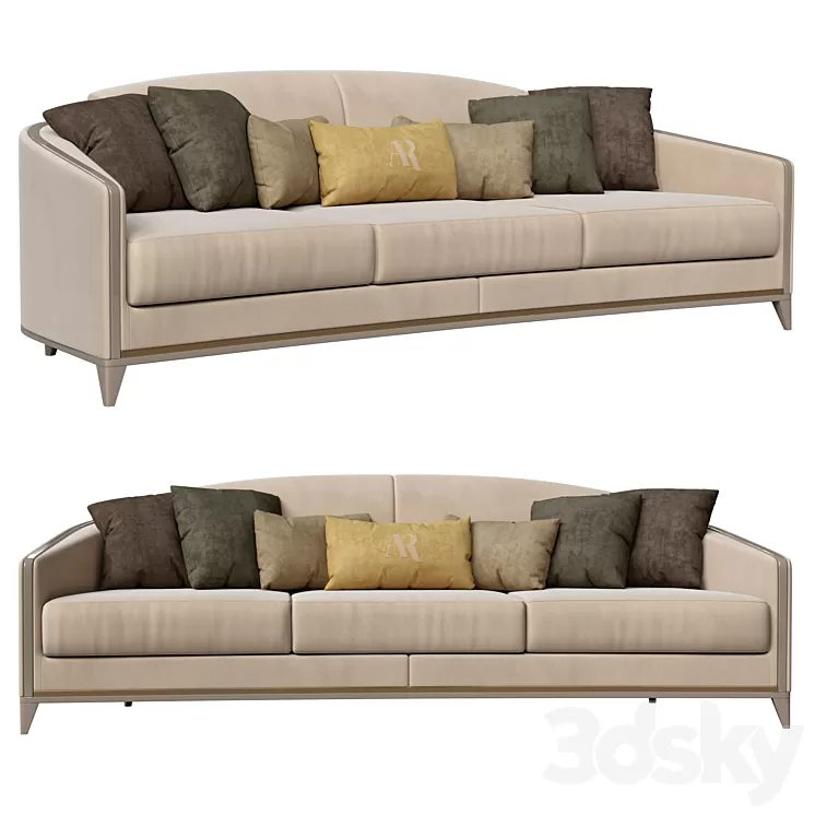 AR Arredamenti Victor sofa 3D Model Free Download