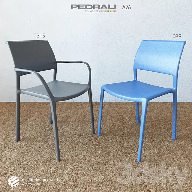 ARA chair 310- 315 3D Model ARA chair 310- 315 3D Model