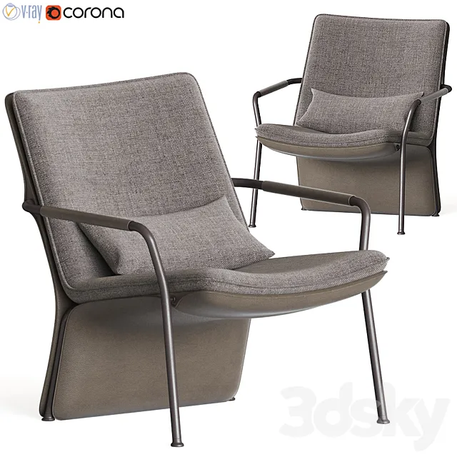 Arabesque Armchairs Poltrona Frau 3DModel