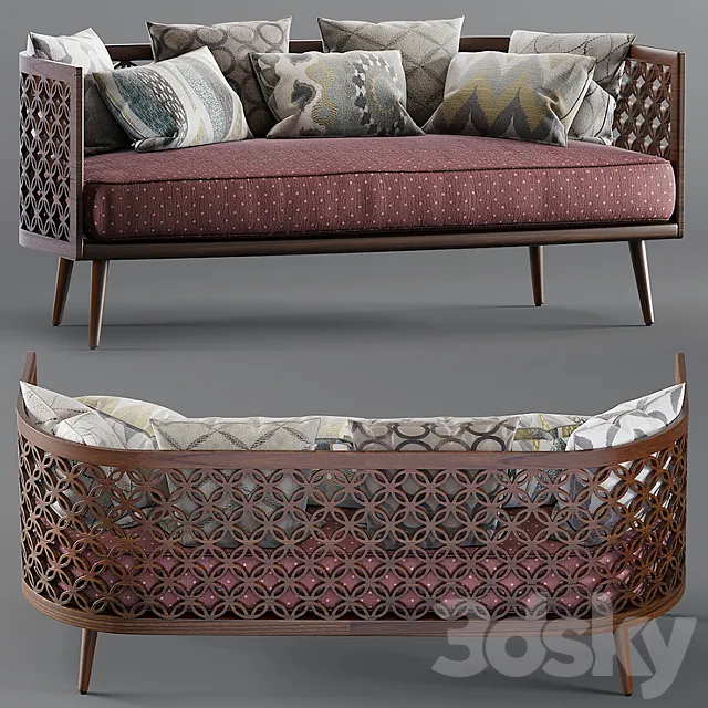 Arabesque Modern Sofa Collection 3D Model Arabesque Modern Sofa Collection 3D Model