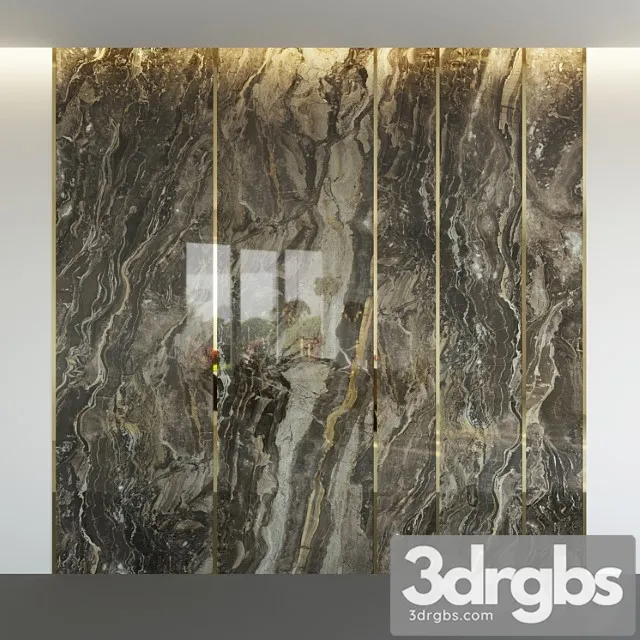 Arabesque wall panel 3D Model Download